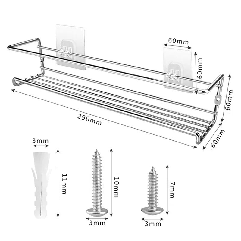رف توابل جداري موفر للمساحة