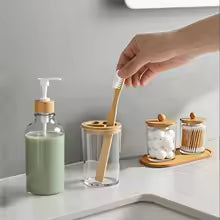 طقم إكسسوارات الحمام – 5 قطع بتصميم أنيق