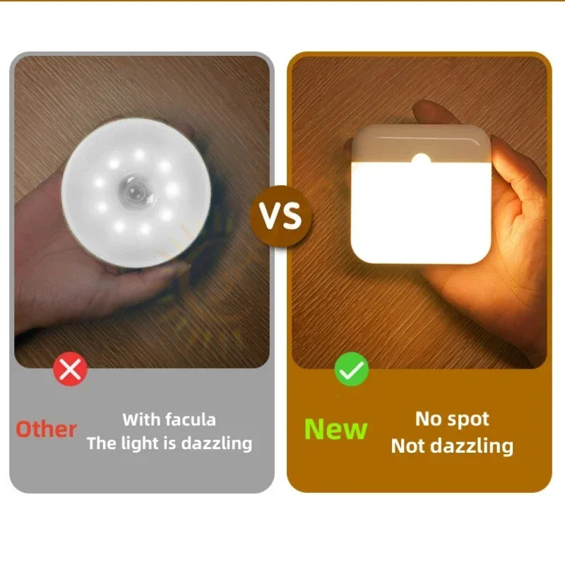إضاءة ليلية LED ذكية بمستشعر حركة