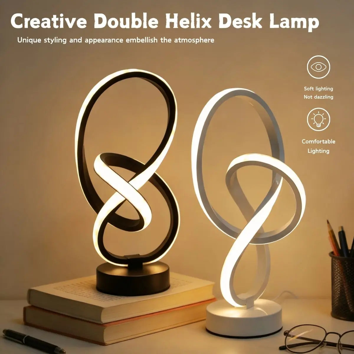 مصباح مكتب LED بثلاث درجات إضاء